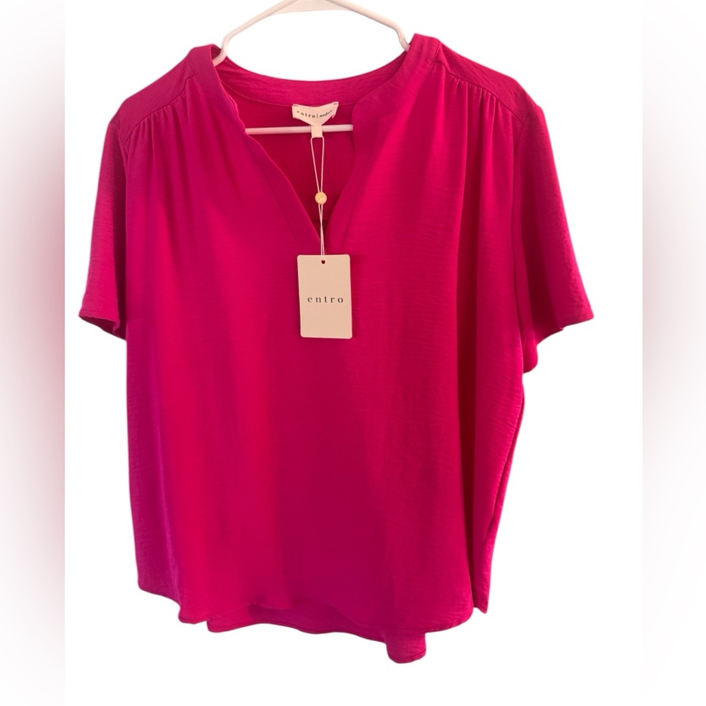 Entro Fuchsia Blouse
